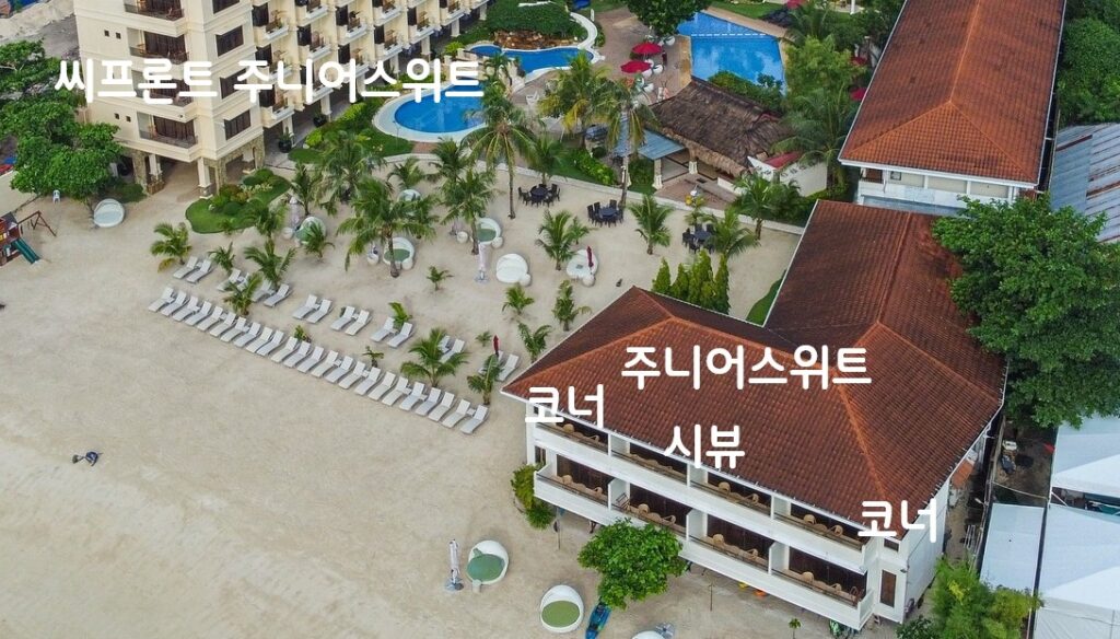 세부 코스타벨라 리조트 주니어 스위트 객실 위치 안내 사진